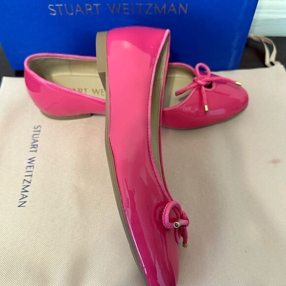 Stuart Weitzman gabby ballet flats almond toe size 6, new - Picture 8 of 11